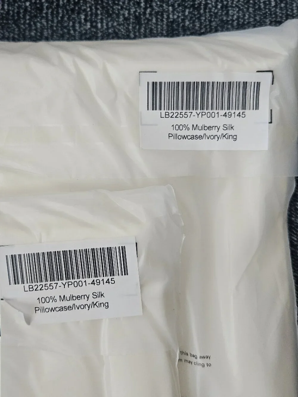 Mulberry Silk Pillowcase - Set of 2 in Ivory